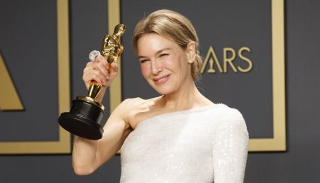 Renee Zellweger wins the 2020 Academy Award for 'Best Actress.'
